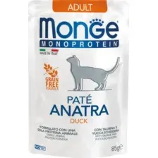 Влажный корм для кошек Monge Monoprotein Утка (85г)