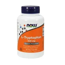 NOW L-Tryptophan, L-Триптофан 500 мг - 60 капсул
