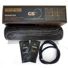 Мат нагревательный ЗОЛОТОЕ СЕЧЕНИЕ GS-80-0,5 с терморегулятором RТС 70.26
