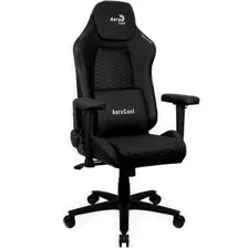 геймерское кресло Aerocool CROWN Leatherette All Black, черный