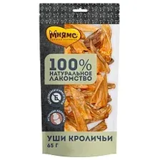 Мнямс Уши кроличьи для собак 65 г