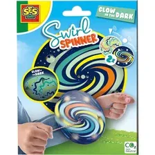 Спиннер-вертушка SES Creative 02226, светящийся в темноте, неоновый, 2 шт