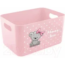 Ящик для хранения Berossi Mommy love АС 48963000 (розовый)