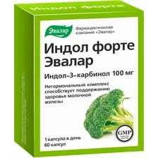 Пищевая добавка Эвалар Индол Форте (60 таблеток)
