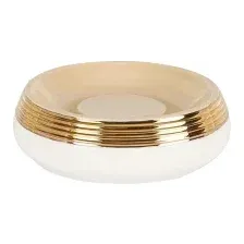 Мыльница Primanova Lucas Gold D-20451 (белый/бежевый/золотистый)