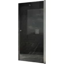 Душевая дверь MaybahGlass 60x198 MGD-800-5 (графитовое стекло/хром матовый)