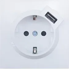 Розетка Lezard Zima 704-0288-181 (белый)