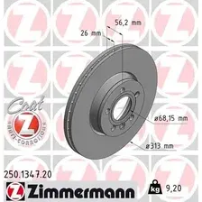 Тормозной диск ZIMMERMANN 250.1347.20 вентилируемый , передняя ось