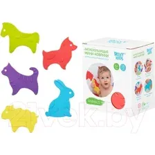 Набор ковриков для купания ROXY-KIDS Animals / RBM-015-AN (15шт)
