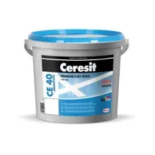 Фуга водостойкая CERESIT CE 40/03  мраморно-белый, 5 кг
