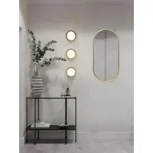 Зеркало EMZE 43x88 UV.43.88.AUR (золото с УФ-окантовкой)