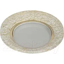 Точечный светильник ЭРА DK80 WH-GD / Б0019576