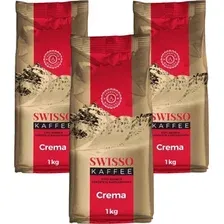 Кофе Swisso Kaffee Crema 3x1кг