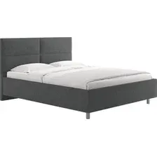 Кровать Сонум Omega 160x200 (кашемир серый)