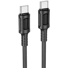 Кабель Borofone BX111 USB Type-C - USB Type-C (1 м, черный)