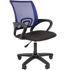 Кресло офисное Chairman 696 хром (TW синий)
