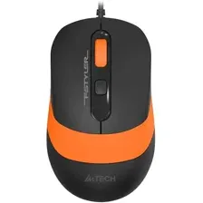 Мышь A4Tech Fstyler FM10S (черный/оранжевый)