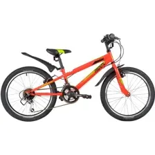 Велосипед Novatrack Racer 20, 139727 20SH12V.RACER.RD20, красный