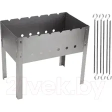 Мангал ECOS 008480 (с шампурами)
