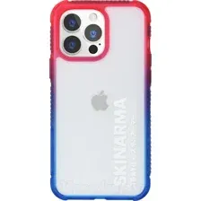Чехол-накладка Skinarma Hade для iPhone 13 Pro Max (синий/розовый)