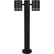 Светильник уличный INhome P600R-ЦИЛИНДР-2GX53-NL-BL / 4690612052939 (черный)