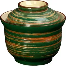 Бульонница Luxstahl China Town HM05257-4.5 фк8510 (слоновая кость/зеленый)