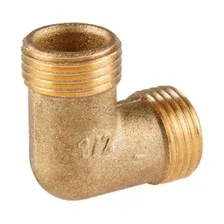 Угольник латунный 1/2" наружная резьба ЦВЕТЛИТ (ZW50095)