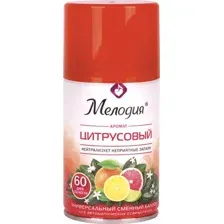 Сменный блок для освежителя воздуха Мелодия Цитрусовый (250мл)