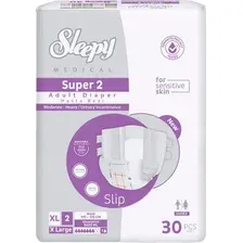 Подгузники для взрослых Sleepy Adult diaper Xlarge Super 2-30 (30шт)