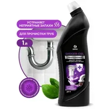 Средство для прочистки труб Digger-gel Professional 1000 мл (Диггер гель). Щелочной гель от засоров, жидкость для чистки канализации и сифона, мощный растворитель волос, жира и запаха для кухни и ванной
