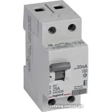 Устройство защитного отключения Legrand RХ3 2P 25A 30mA 10kA 2M тип А 402036
