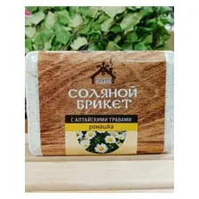 Соляной брикет для бани и сауны Ромашка 1350гр