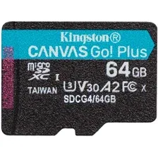 Карта памяти Kingston Canvas Go! microSDXC 64GB SDCG4/64GB