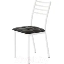 Стул AMC Comfort 4К6.1 (кожзам черный/белый)