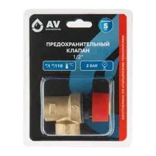 Предохранительный клапан 1/2" 2 Бар AV Engineering