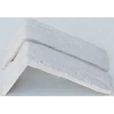 Декоративный кирпич Stone Mill Кирпич шамотный угловой (белый)