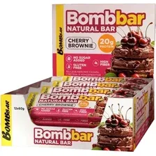 Набор протеиновых батончиков Bombbar Вишневый брауни (20x60г)