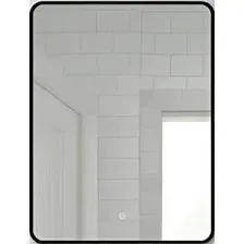 Зеркало Дабл-Ю Бангкок Black 100x80 / BNK100X80BL (с подсветкой, антизапотевание)