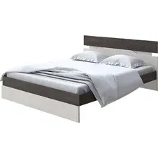 Кровать PROxSON Milton 160x200 (дуб кантербери/дуб шамони светлый 124)