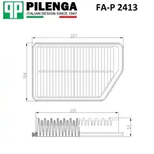 Фильтр воздушный PILENGA FA-P 2413
