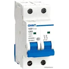 Выключатель автоматический Chint NB1-63 2P 40A 6кА (C) 179665