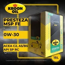 Масло моторное Presteza MSP FE 0W-30 15L 37468 KROON OIL 37468