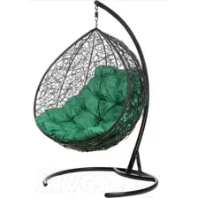 Кресло подвесное BiGarden Gemini Black (зеленая подушка)