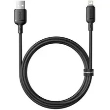 Кабель Baseus Silky Series Fast Charging Cable USB Type-A - Lightning (2 м, черный)