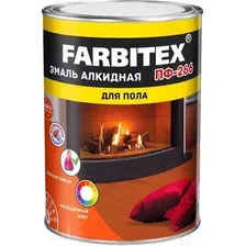 Эмаль Farbitex ПФ-266 (2.7кг, красно-коричневый)