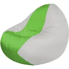 Кресло-мешок Flagman Classic К2.1-36 (белый/салатовый)