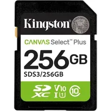 Карта памяти Kingston Canvas Select Plus SDXC (SDS3/256GB)