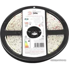 Светодиодная лента ЭРА LS2835-9,6-120-12-6500K-IP65-1year-5m
