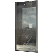 Душевая дверь MaybahGlass 198x120 MGD-425-5 (прозрачное стекло/хром матовый)