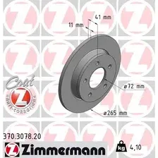 Тормозной диск ZIMMERMANN 370.3078.20 полный , задняя ось